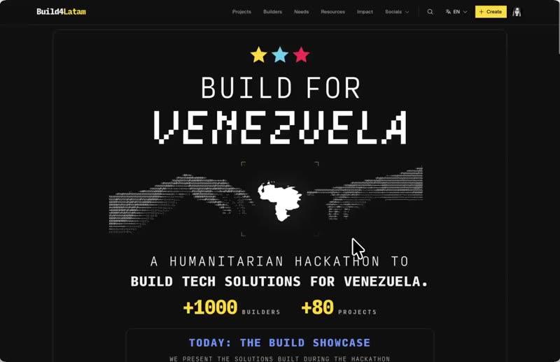 Build 4 Latam, grown out of Build 4 Venezuela