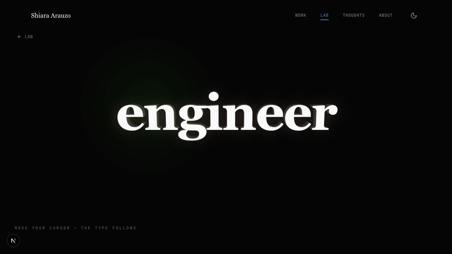 3D Type preview